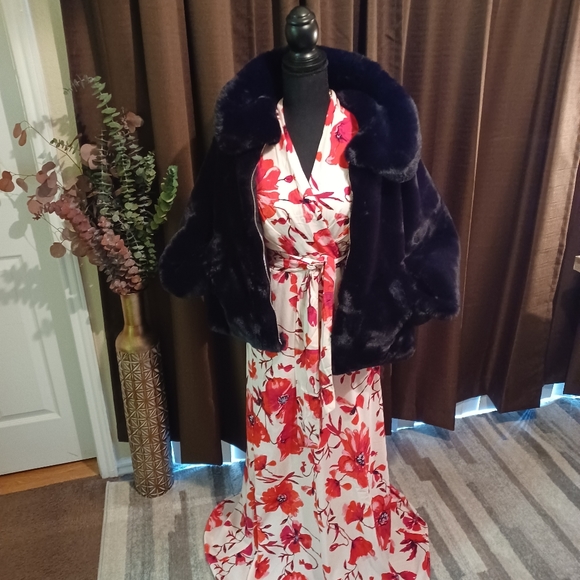 This Beautiful Red, Pink, Blue Dress - Picture 9 of 9